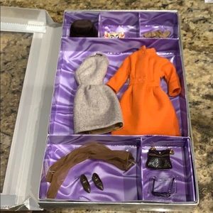 Audrey headphone Barbie doll collection outfit